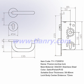 Fission Mortise Lock