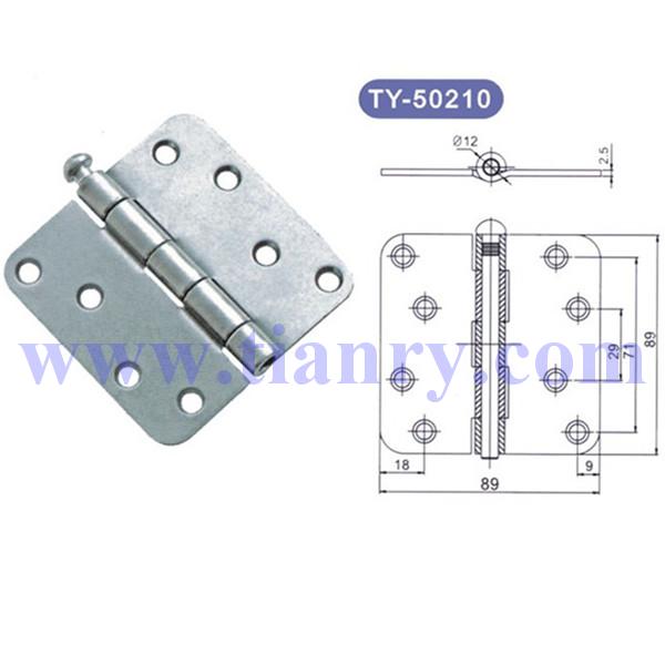 3.5"×3.5"×2.5 Steel Door Hinges With 4 holes on each side