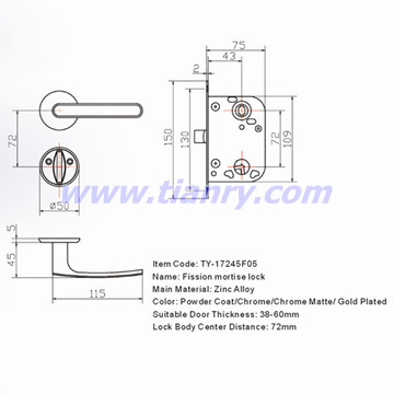 Fission Mortise Lock