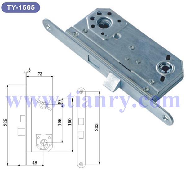 105 Steel Door Lock Body With Zinc Plated