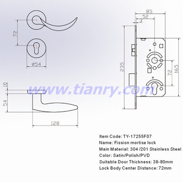 Fission Mortise Lock