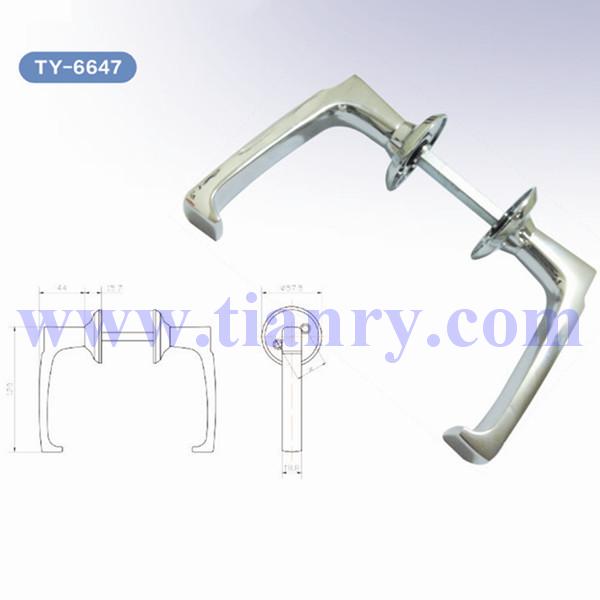 Hot Zinc Alloy Door Handles in Europe