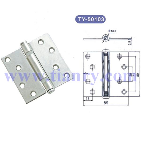 3.5"×3.5"×2.5 Steel Door Hinges With Plastic Bearings