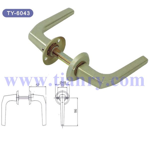 Aluminum Alloy Door Handles With Diameter 48mm