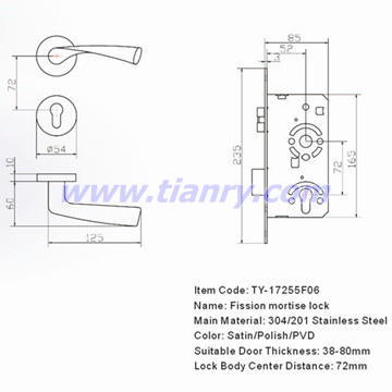 Fission Mortise Lock